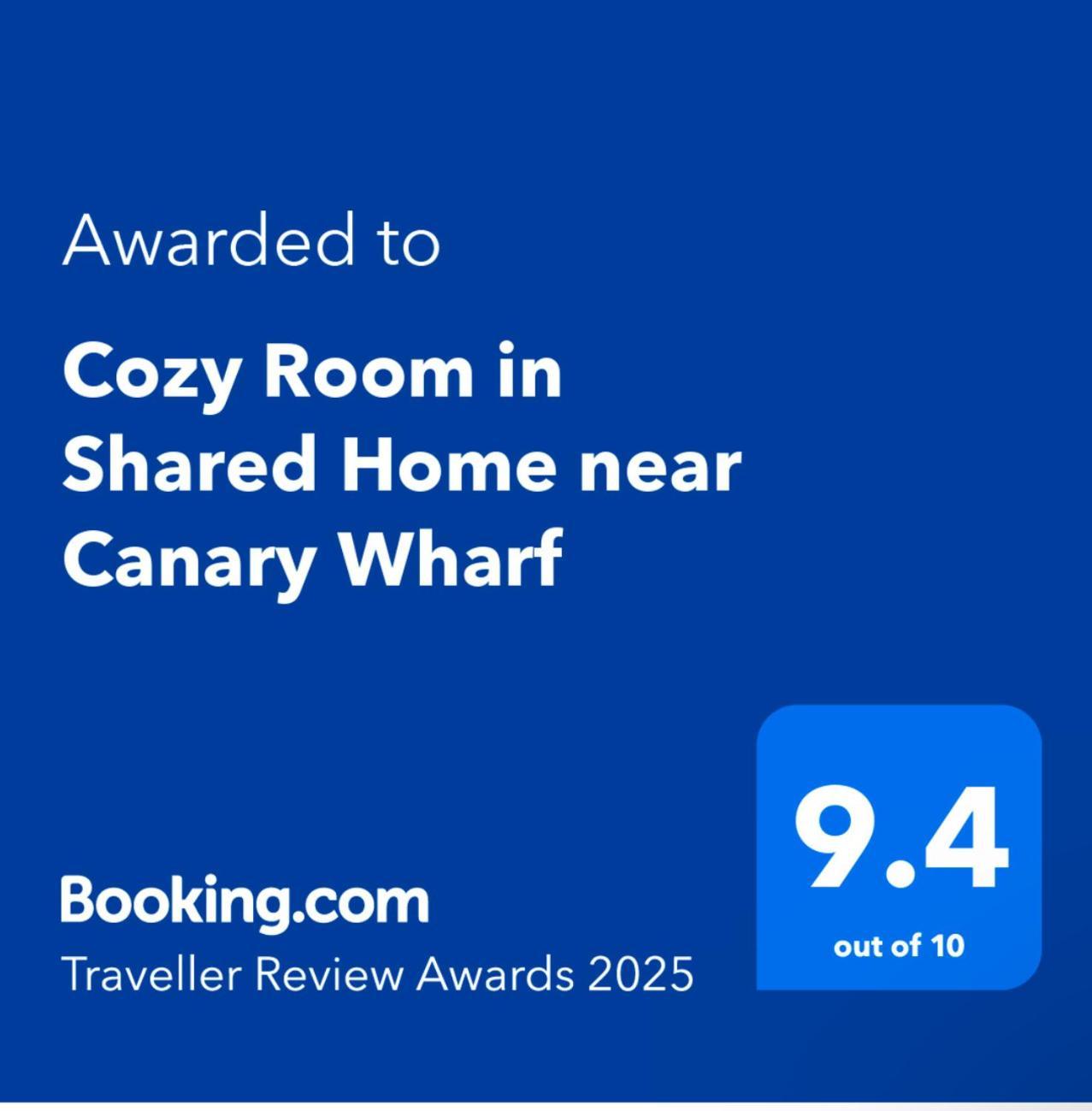 Cozy Room In Shared Home Near Canary Wharf ลอนดอน ภายนอก รูปภาพ